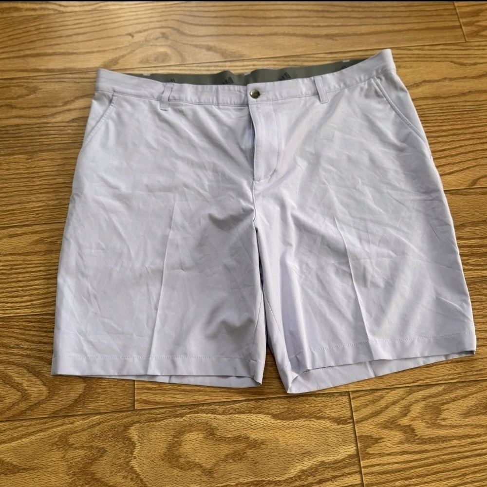 Adidas Ultimate365 Men Golf Shorts - Size 40- Lilac Slash Pockets